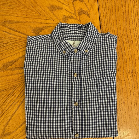Class Club Modern Fit dress Checkedshirt Sz 14-16 slightly used - Picture 7 of 7